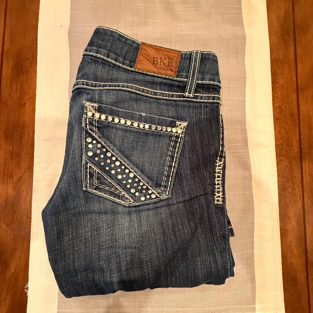 BKE Dark Blue Slim Boot Stella Jeans
